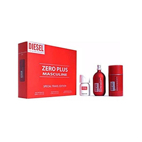 Set Diesel Zero Plus Hombre 3 Piezas